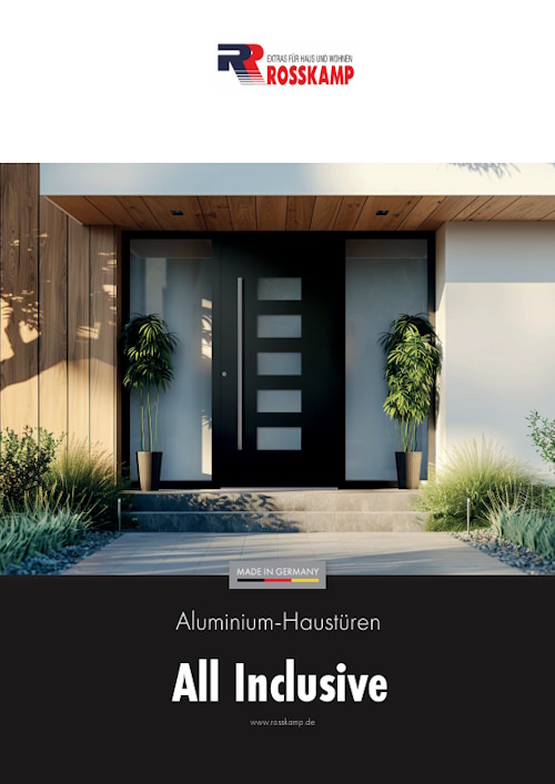 Katalog<br> All-Inclusive<br>Aluminium-Haustüren